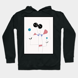 Kids Cheek to Cheek Stick Figure Hoodie